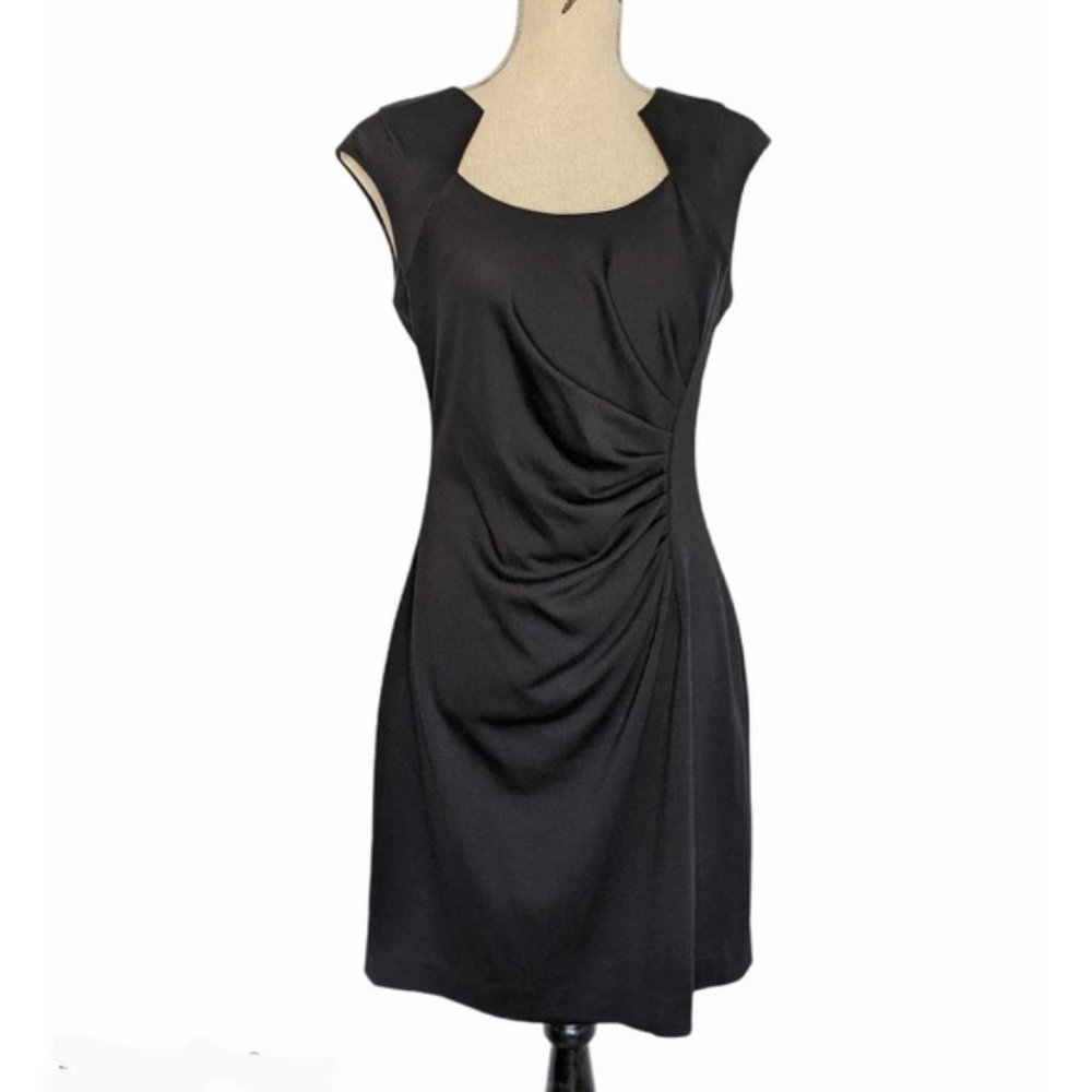 Black Calvin Klein Sheath Dress Black -  Size 8